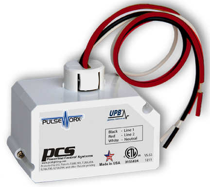 PulseWorx FMR1-20: Fixture Module - Relay, 1 Channel, 20A Max