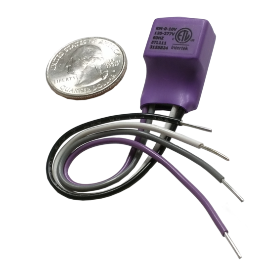 Relay Dimming RM0-10V Receiving Module (Universal Voltage, 120V~277V)