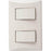Euro Style Light Switch - Double-button