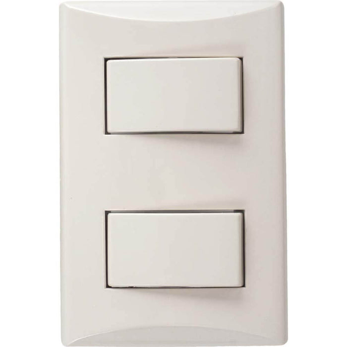 Euro Style Light Switch - Double-button