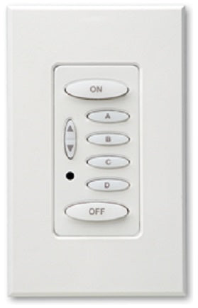 PulseWorx KPLD-6: 6-button Keypad Controller, Load Dimmer, 400W Max
