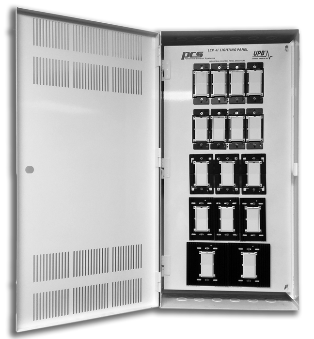 PulseWorx LCP-U: Lighting Control Panel Unit for centralizing PCS, Lutron, ZWave, any other Switches/Dimmers